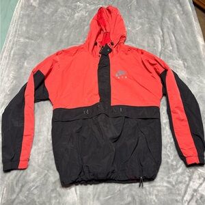 Nike air Red Windbreaker anorak